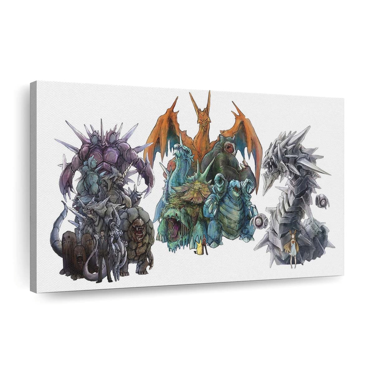 illustrationpok monpikachucharizardfictional characteraction figure