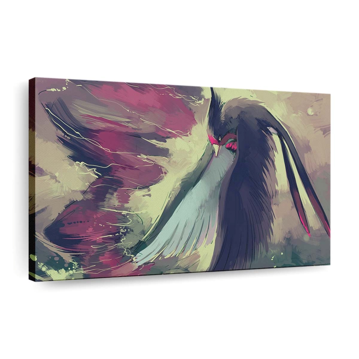 illustrationpokemonpaintingbirdsswellowwing