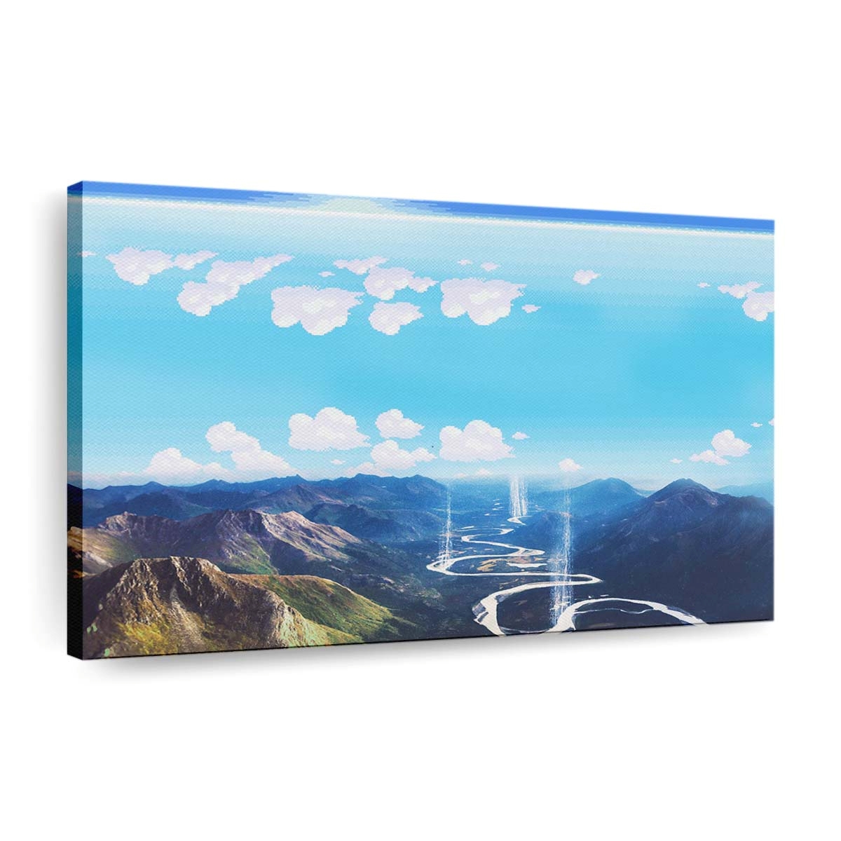 mountainssky8 bit16 bitgravitylandscape