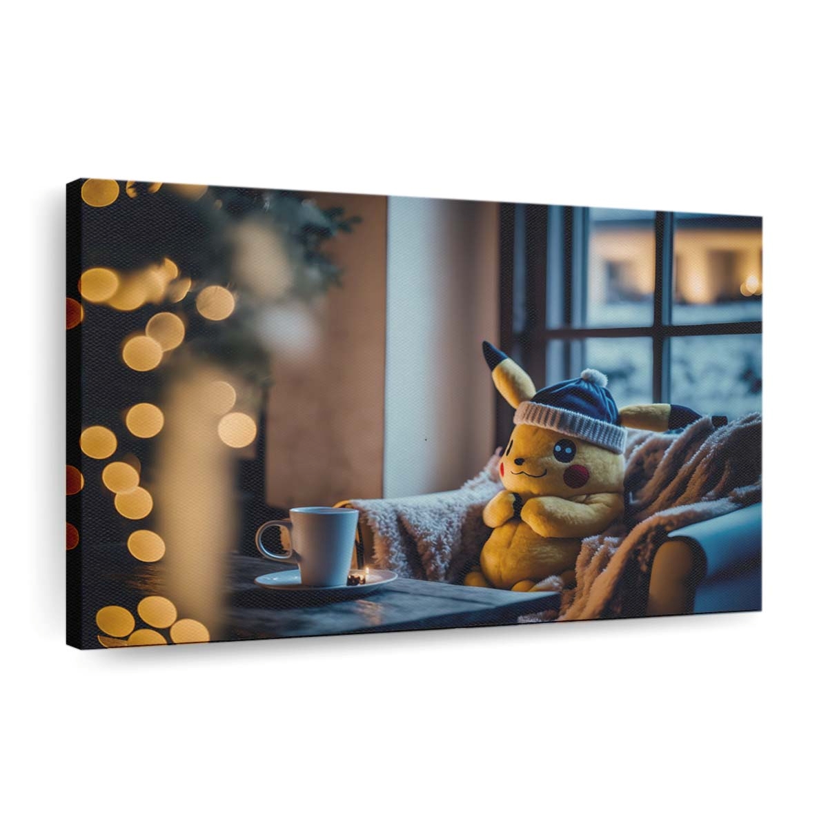 pokemonai artpikachuchristmassanta hatsholiday