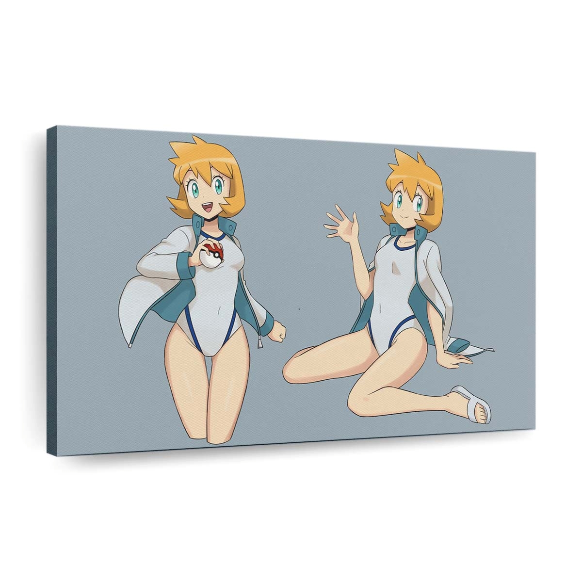pokemonpokemon first generationmisty pok monredheadshort hairsidelocks