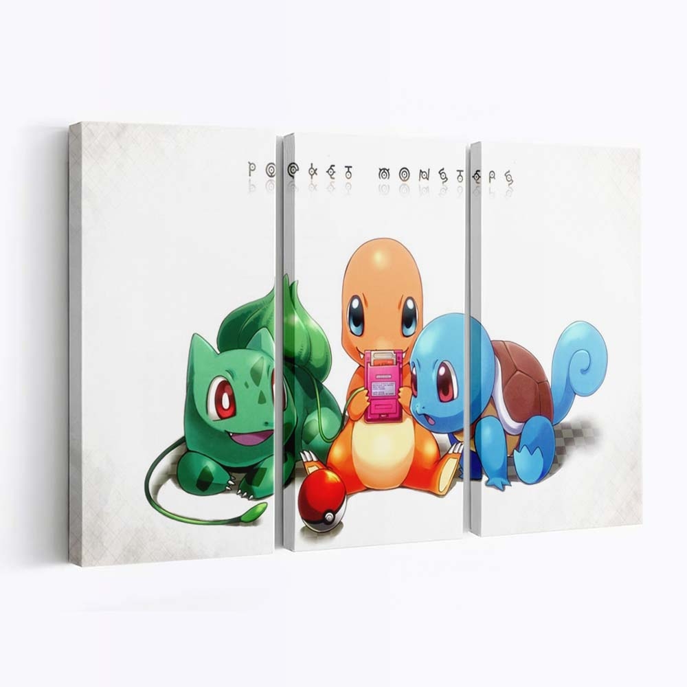 Pokemon 68 Leinwandbilder – Wandbilder 1920x1080