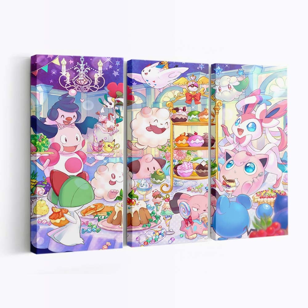 Pokemon Dedenne Freak Game Leinwandbilder – Wandbilder pokemon1700x1400