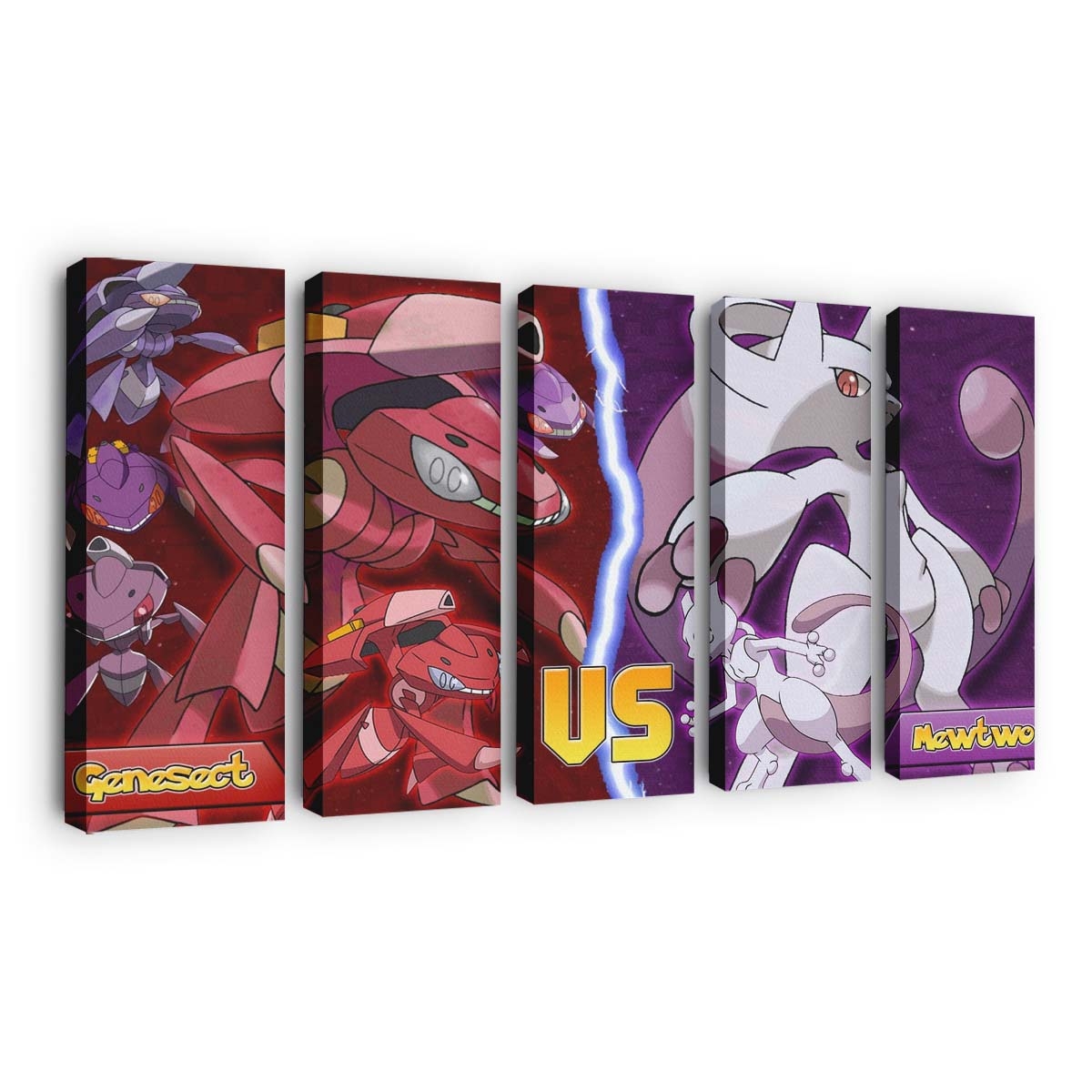 Anime Pokemon Mewtwo Leinwandbilder – Wandbilder 1920x1080