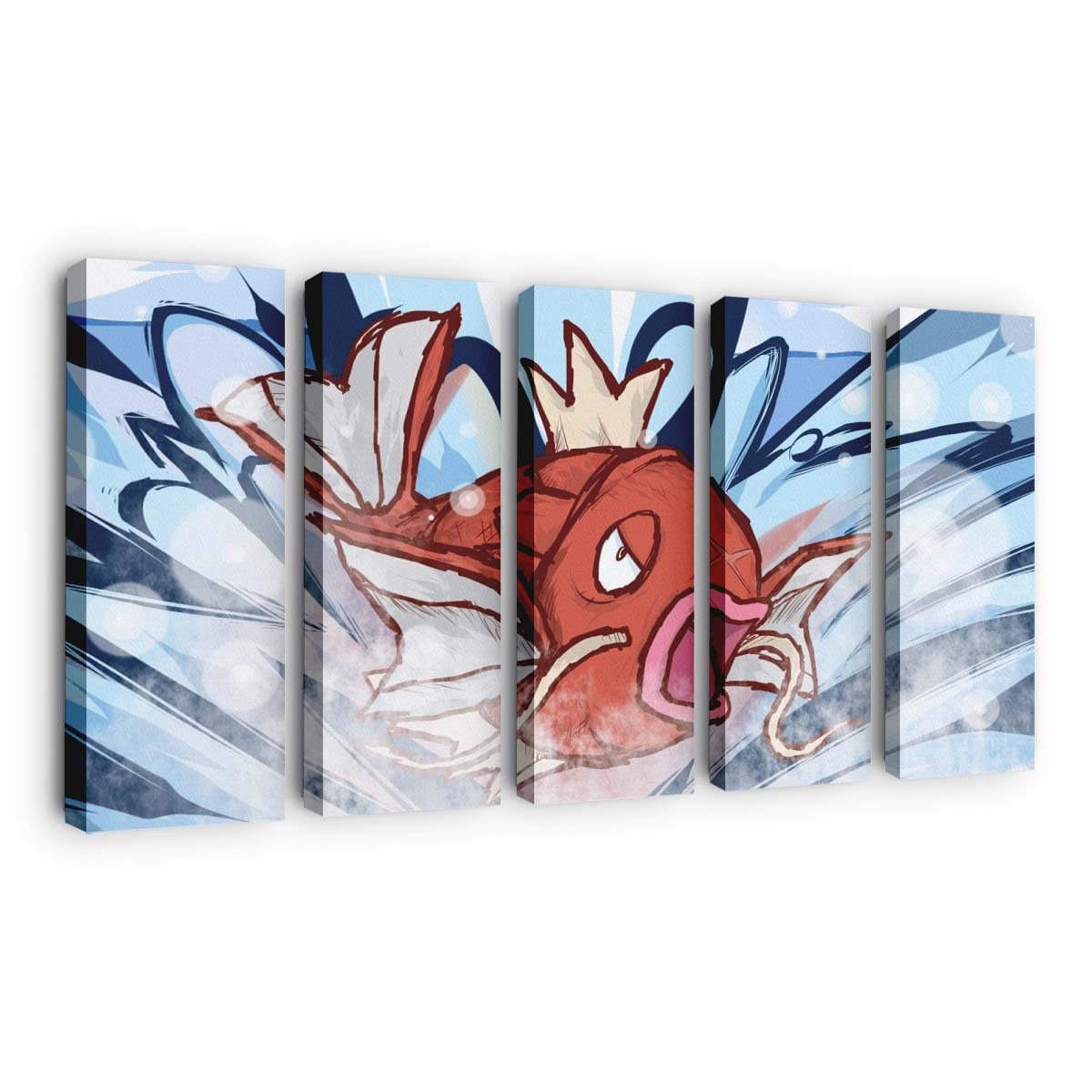 Anime Art Fish Cartoon Magikarp Leinwandbilder – Wandbilder illustrationanimeartfishcartoonmagikarp