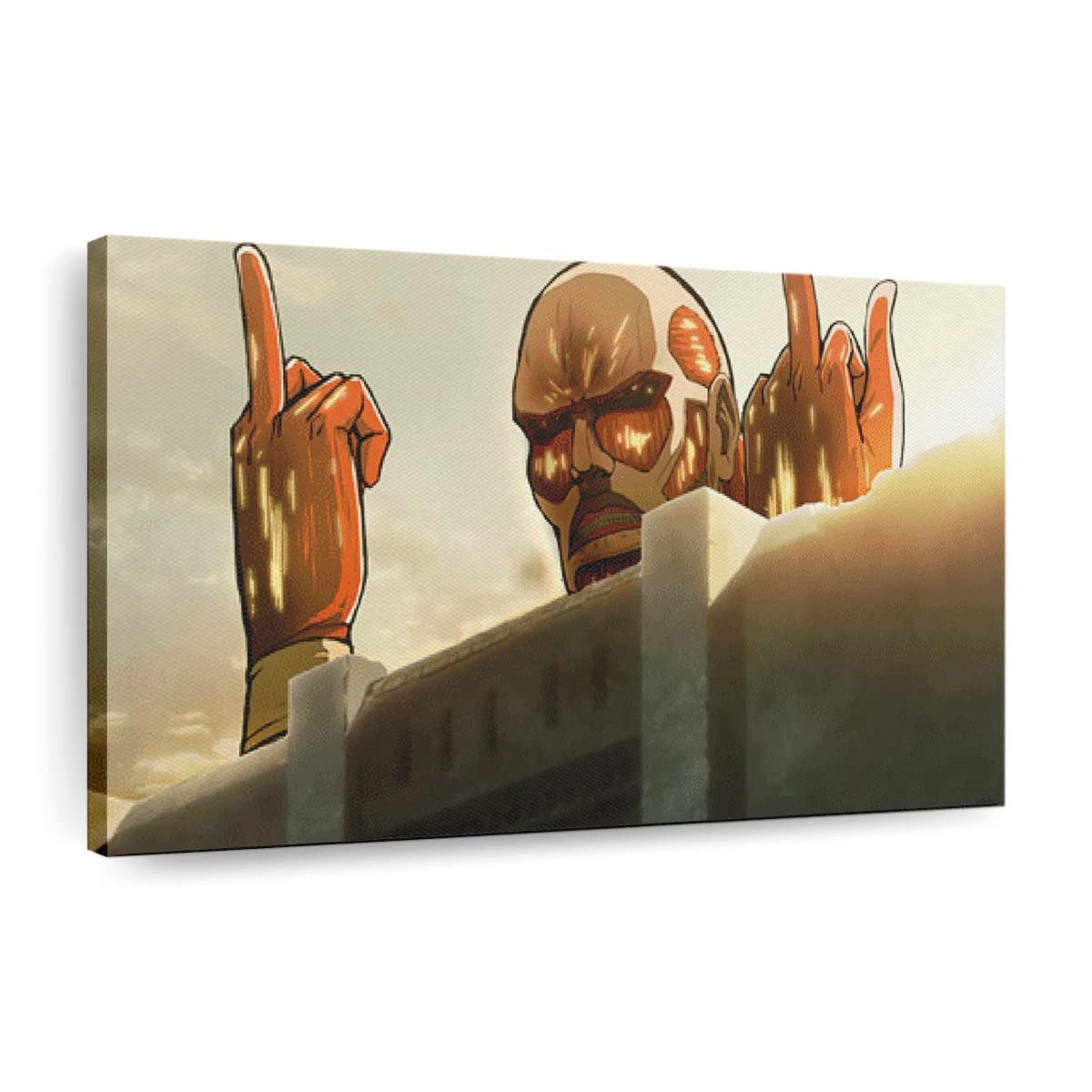 titan middle finger attack on titan live wallpaper