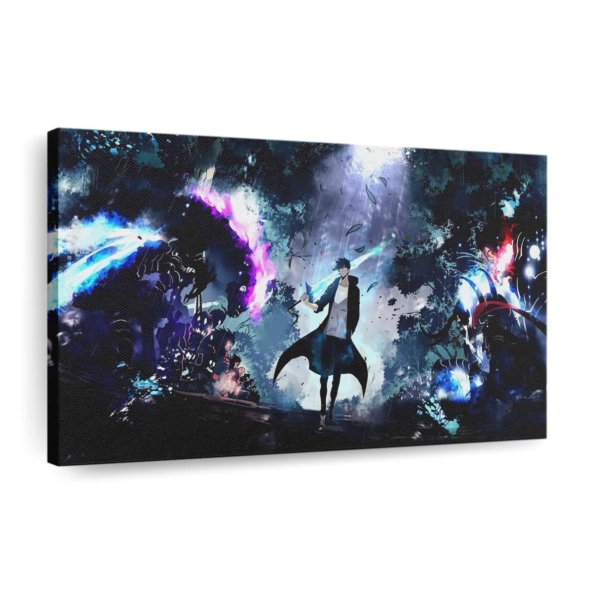 Solo Leveling - Anime Leinwandbild - Wanddeko 4 solo leveling live wallpaper 4k hd