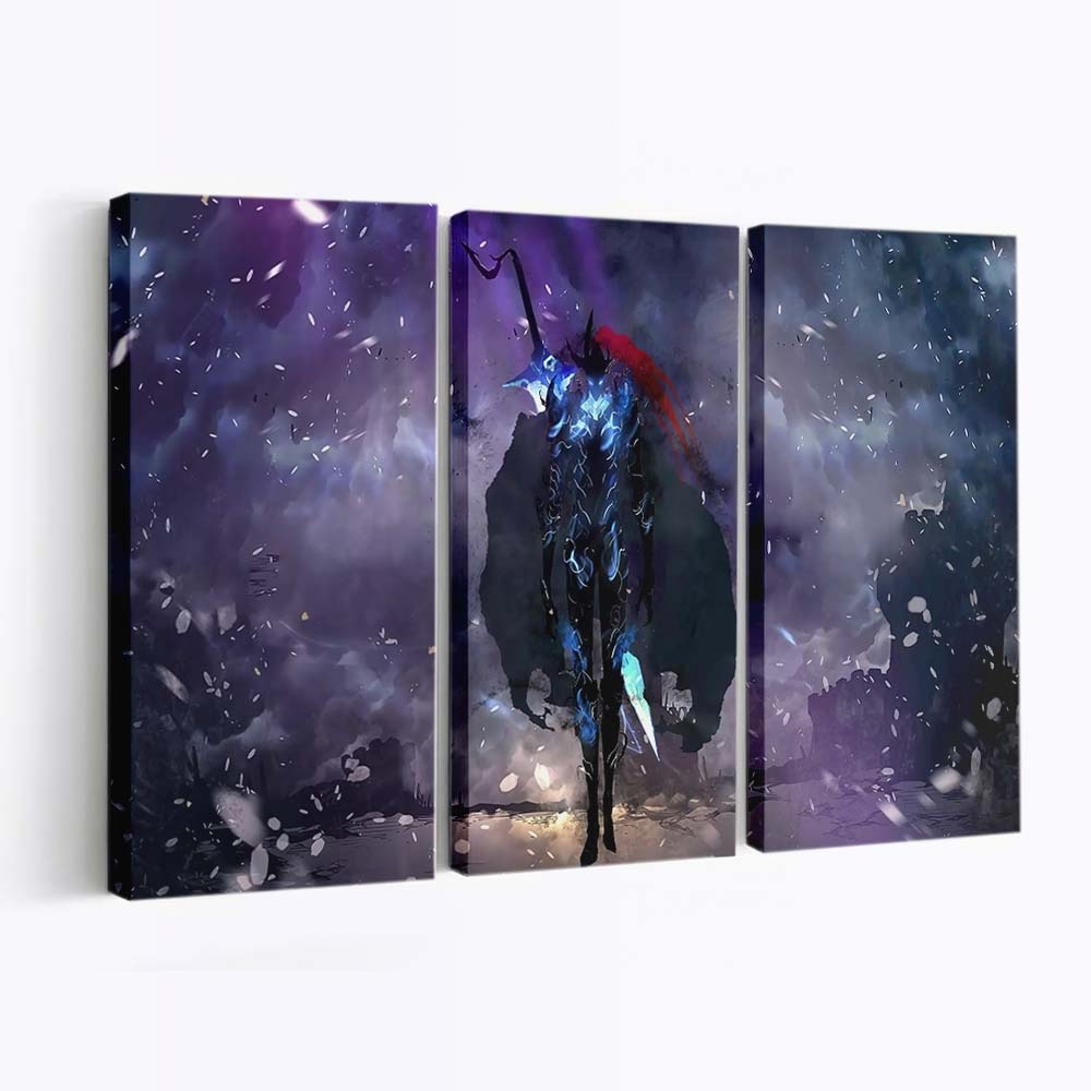 Elite Knight Igris Solo Leveling - Anime Leinwandbild - Wanddeko elite knight igris solo leveling thumb