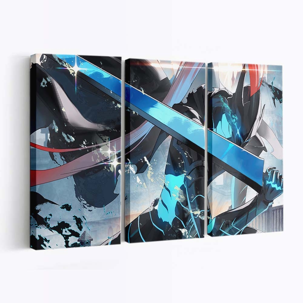 Igris Shadow Sword Solo Leveling 178 - Anime Leinwandbild - Wanddeko igris shadow sword solo leveling 178@5@d