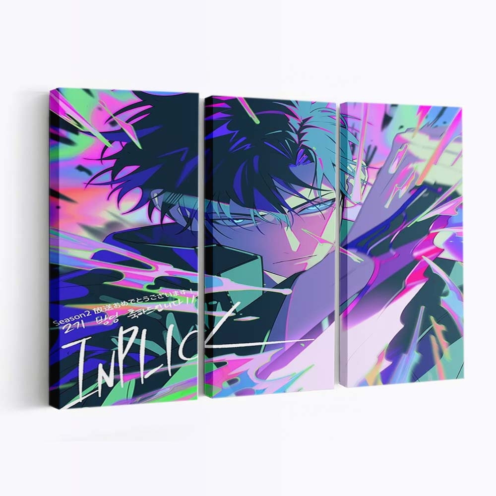 Inplick For Solo Leveling Season - Anime Leinwandbild - Wanddeko inplick for solo leveling season