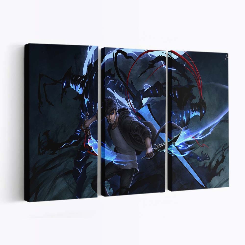 Popular Igris Solo Leveling Hd - Anime Leinwandbild - Wanddeko popular igris solo leveling hd