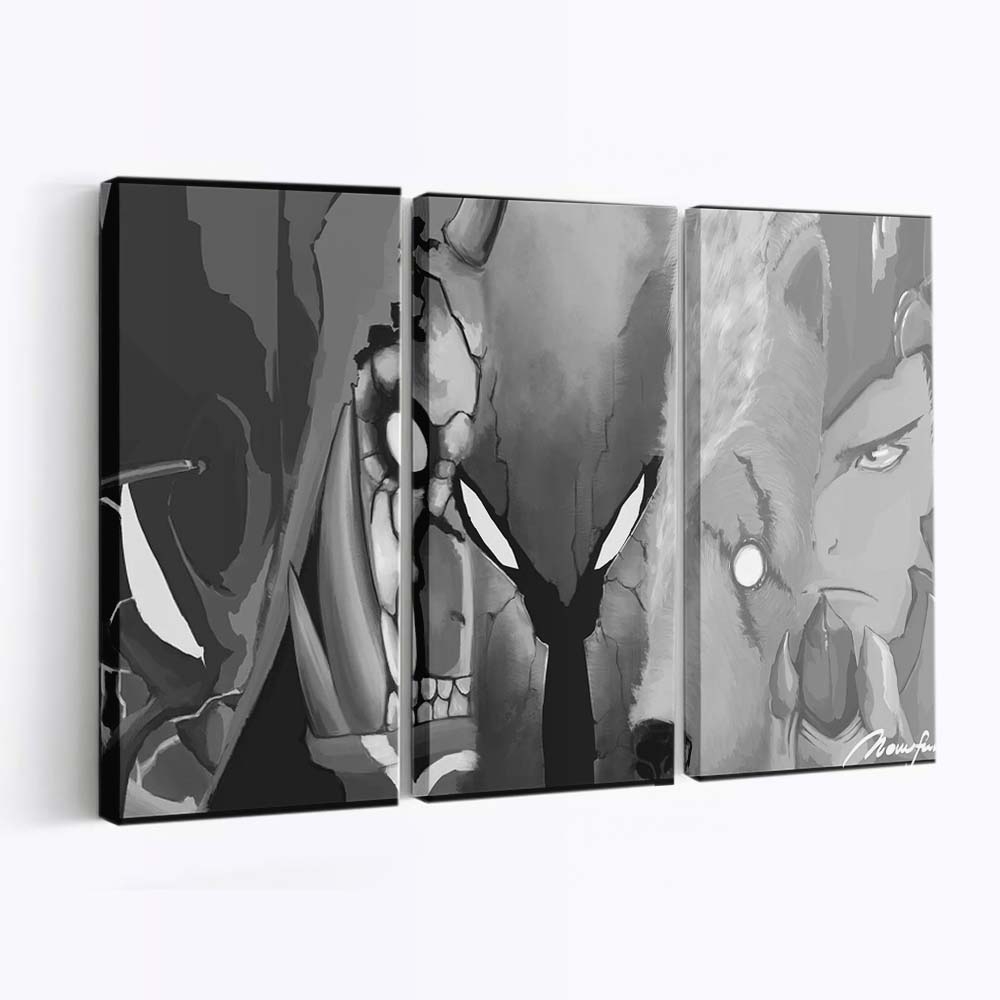 Shadow Army Solo Leveling - Anime Leinwandbild - Wanddeko shadow army solo leveling