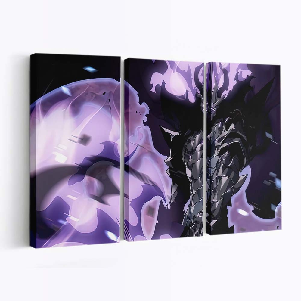 Solo Leveling Anime - Anime Leinwandbild - Wanddeko solo leveling anime