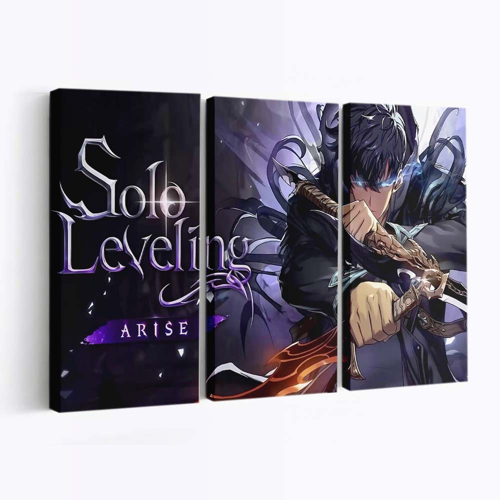 Solo Leveling Arise - Anime Leinwandbild - Wanddeko solo leveling arise live wallpaper