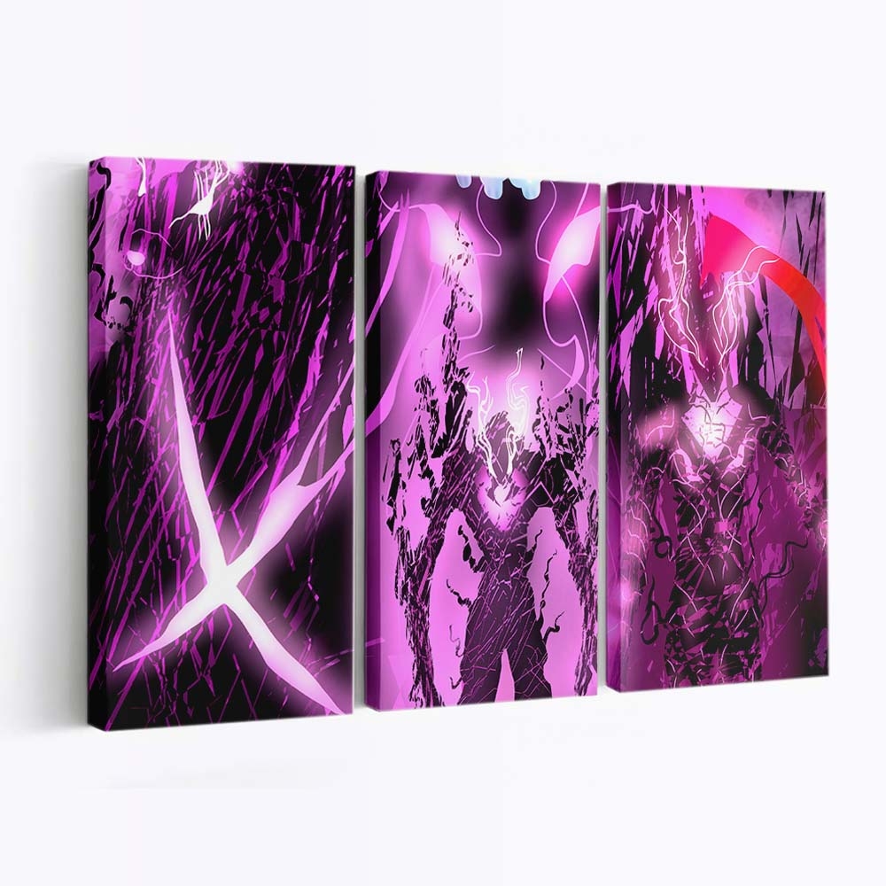 Solo Leveling Beru Shadow Summon 22 - Anime Leinwandbild - Wanddeko solo leveling beru shadow summon 202@5@d