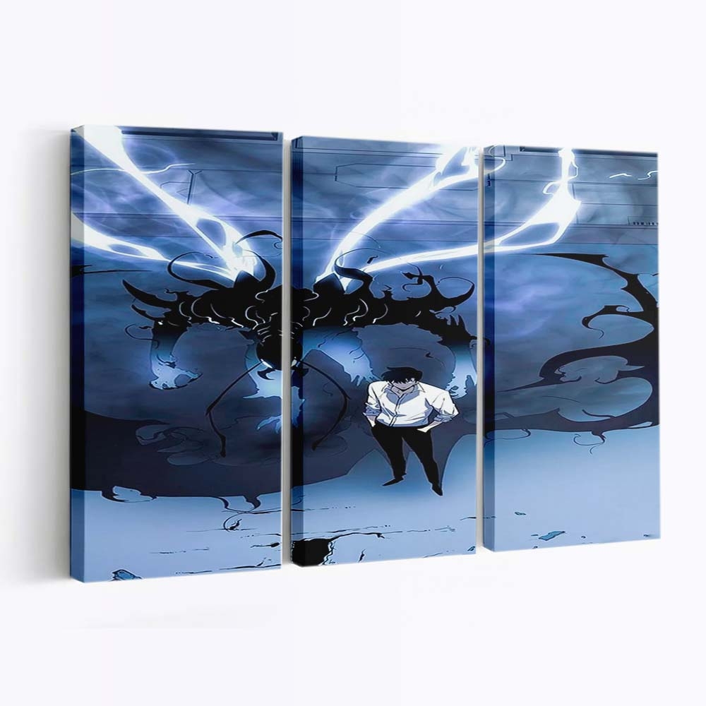 Solo Leveling Hd Phone 1 - Anime Leinwandbild - Wanddeko solo leveling hd phone wallpaper 0001