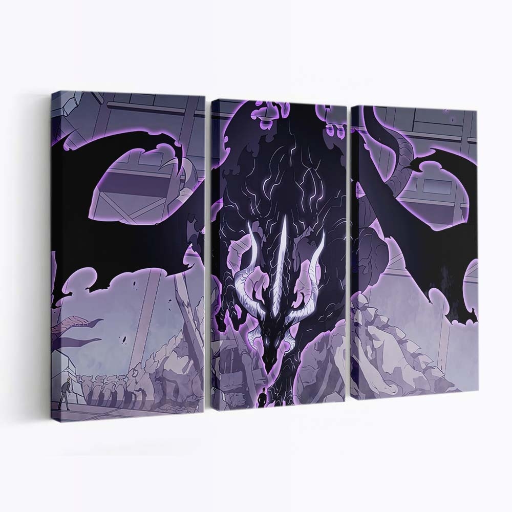 Solo Leveling Kamish Shadow 447 - Anime Leinwandbild - Wanddeko solo leveling kamish shadow 447@0@e