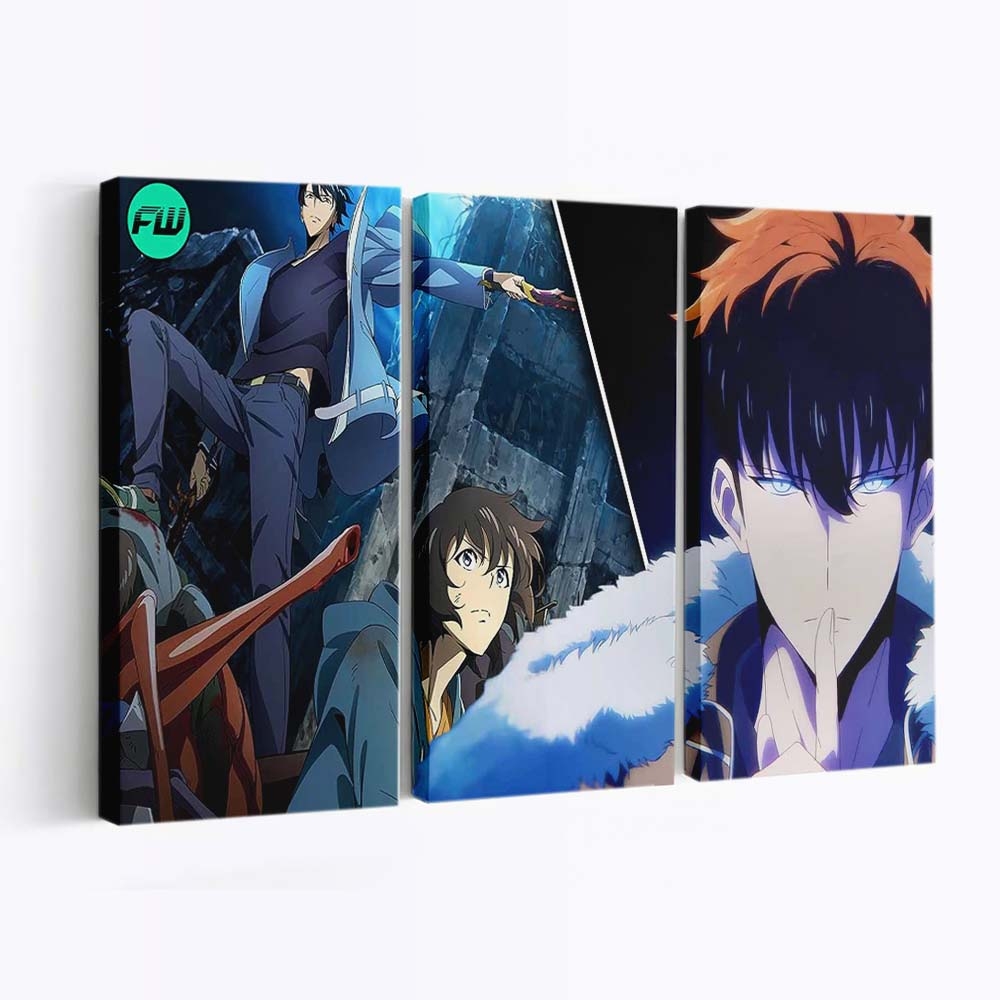 Solo Leveling Season 2 Teaser - Anime Leinwandbild - Wanddeko solo leveling season 2 teaser