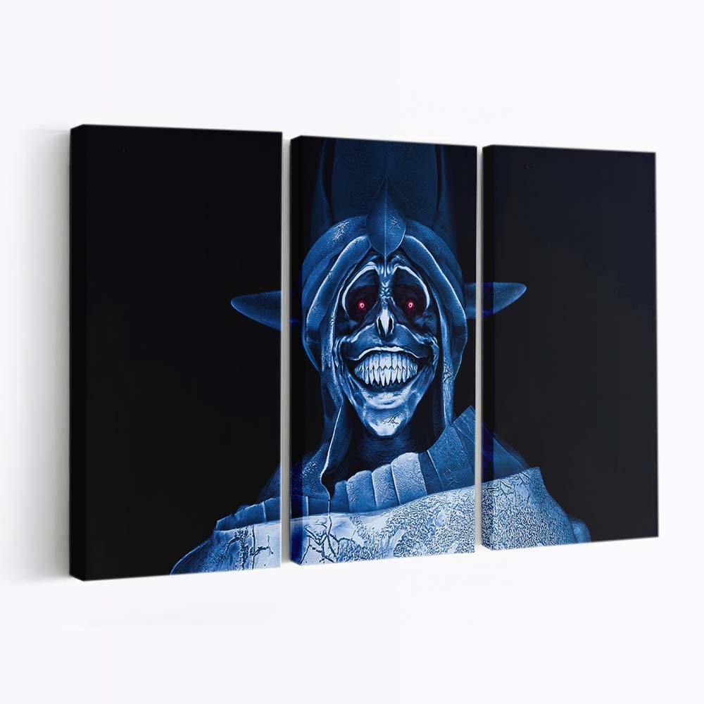 Solo Leveling Staue Of God Smile 141 - Anime Leinwandbild - Wanddeko solo leveling staue of god smile 141@2@b