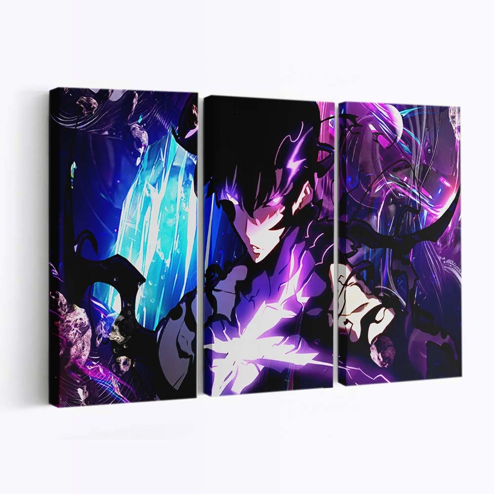 Solo Leveling Sung Jin Woo 217 - Anime Leinwandbild - Wanddeko solo leveling sung jin woo 217@5@d