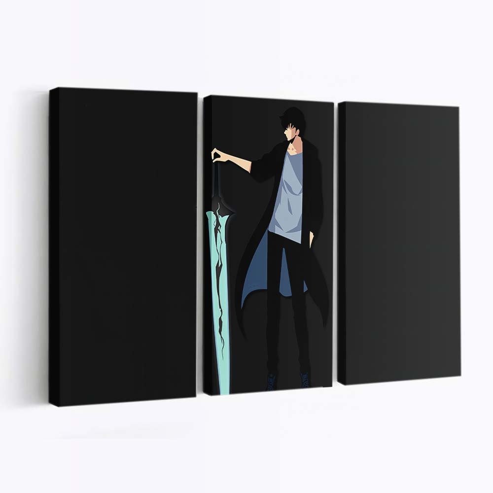 Solo Leveling Sung Jinwoo 529 - Anime Leinwandbild - Wanddeko solo leveling sung jinwoo 529@0@e
