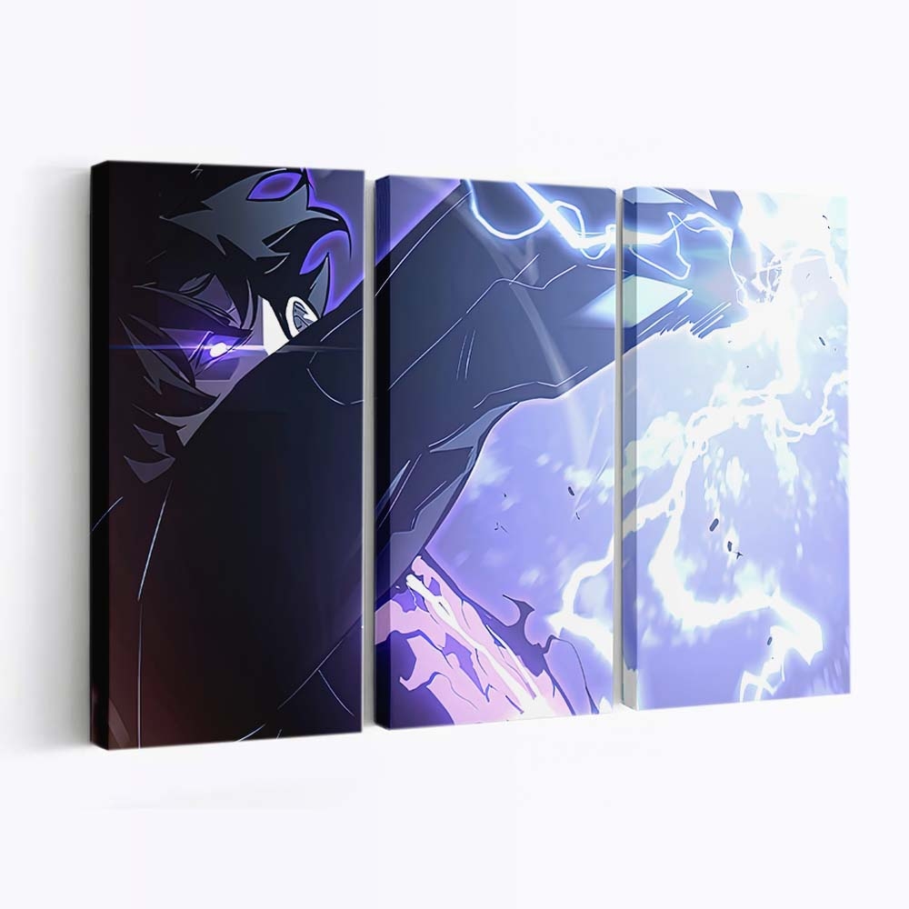 Sung Jinwoo Solo Leveling 455 - Anime Leinwandbild - Wanddeko sung jinwoo solo leveling 455@0@e