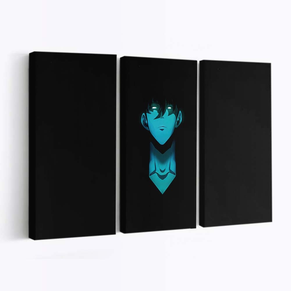 Sung Jinwoo Amoled Solo - Anime Leinwandbild - Wanddeko sung jinwoo wallpaper 4k amoled solo