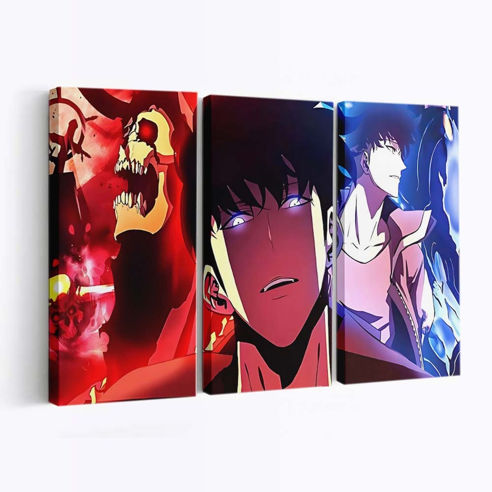 Sung Jinwoo 21 - Anime Leinwandbild - Wanddeko sung jinwoo wallpaper 0021