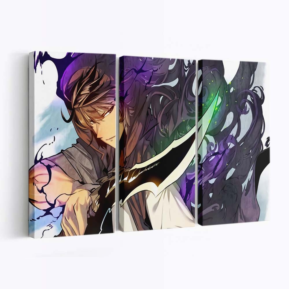 Sung Jinwoo 24 - Anime Leinwandbild - Wanddeko sung jinwoo wallpaper 0024