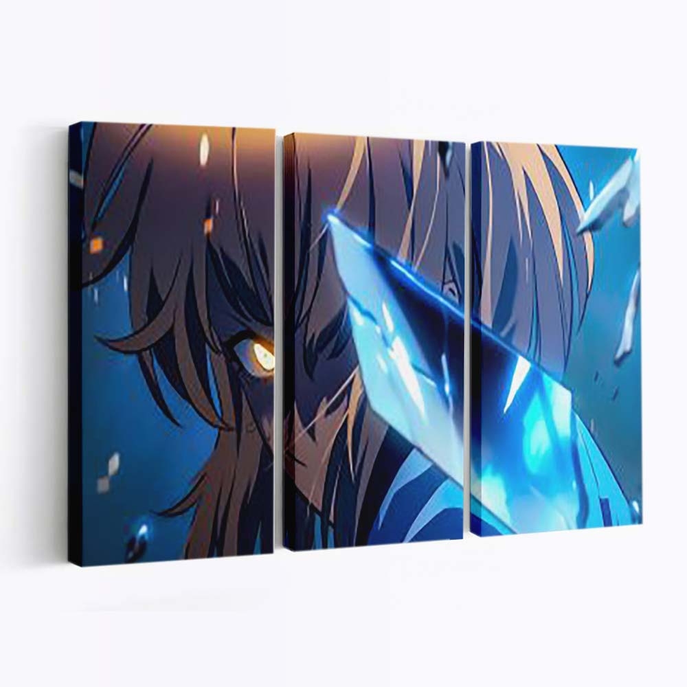 Cha Hae In Solo Leveling - Anime Leinwandbild - Wanddeko th cha hae in solo leveling live wallpaper