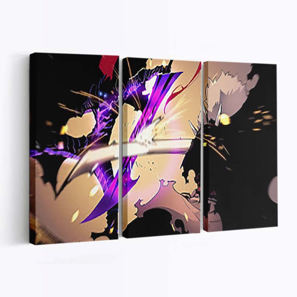 Solo Leveling Igris Fighting 7157 - Anime Leinwandbild - Wanddeko th solo leveling igris fighting uhdpapercom 4k 71057 wpthumbnail