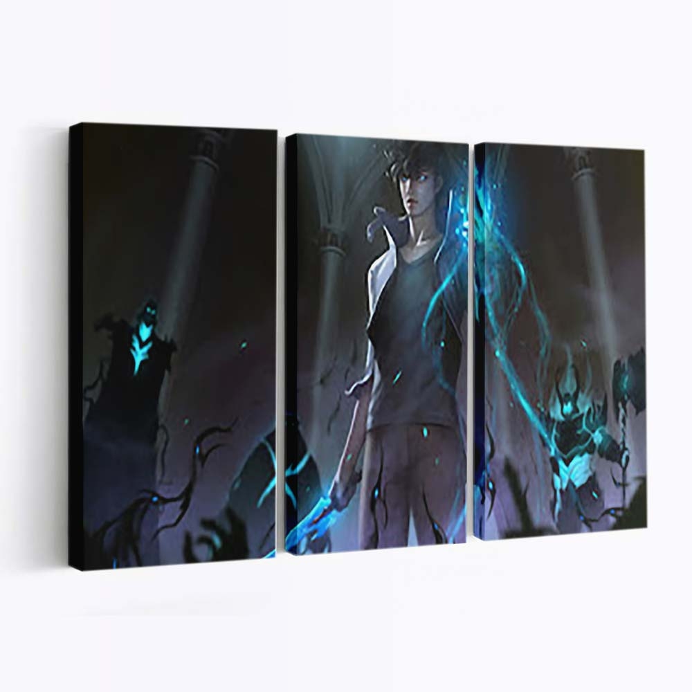 Solo Leveling Sung Jin Woo 42347 - Anime Leinwandbild - Wanddeko th solo leveling sung jin woo uhdpapercom 4k 42347 wpthumbnail