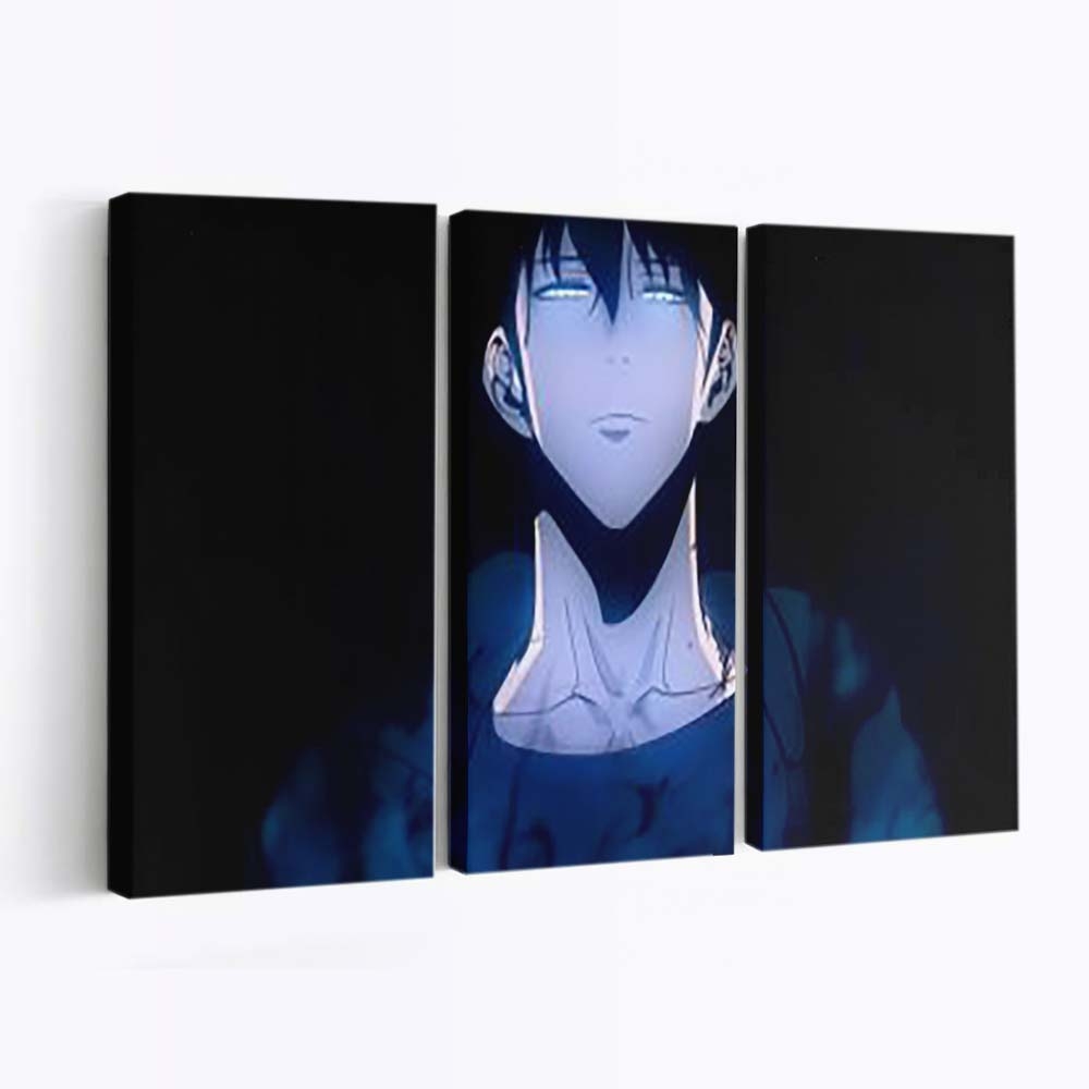 Sung Jin Woo Darkness Solo Leveling - Anime Leinwandbild - Wanddeko th sung jin woo darkness solo leveling live wallpaper