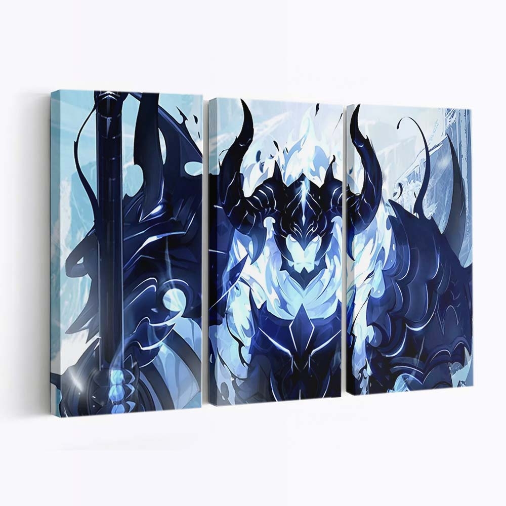 Who Is Iron In Solo Leveling - Anime Leinwandbild - Wanddeko who is iron in solo leveling