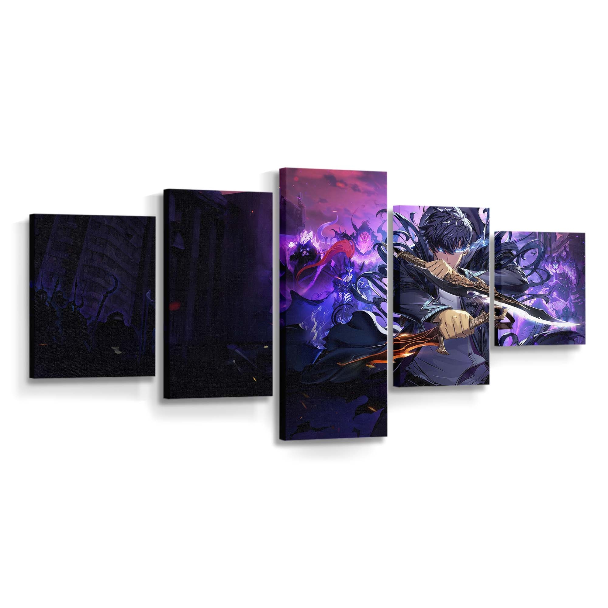 Solo Leveling Sung Jin Woo - Anime Leinwandbild - Wanddeko download solo leveling sung jin woo 4k