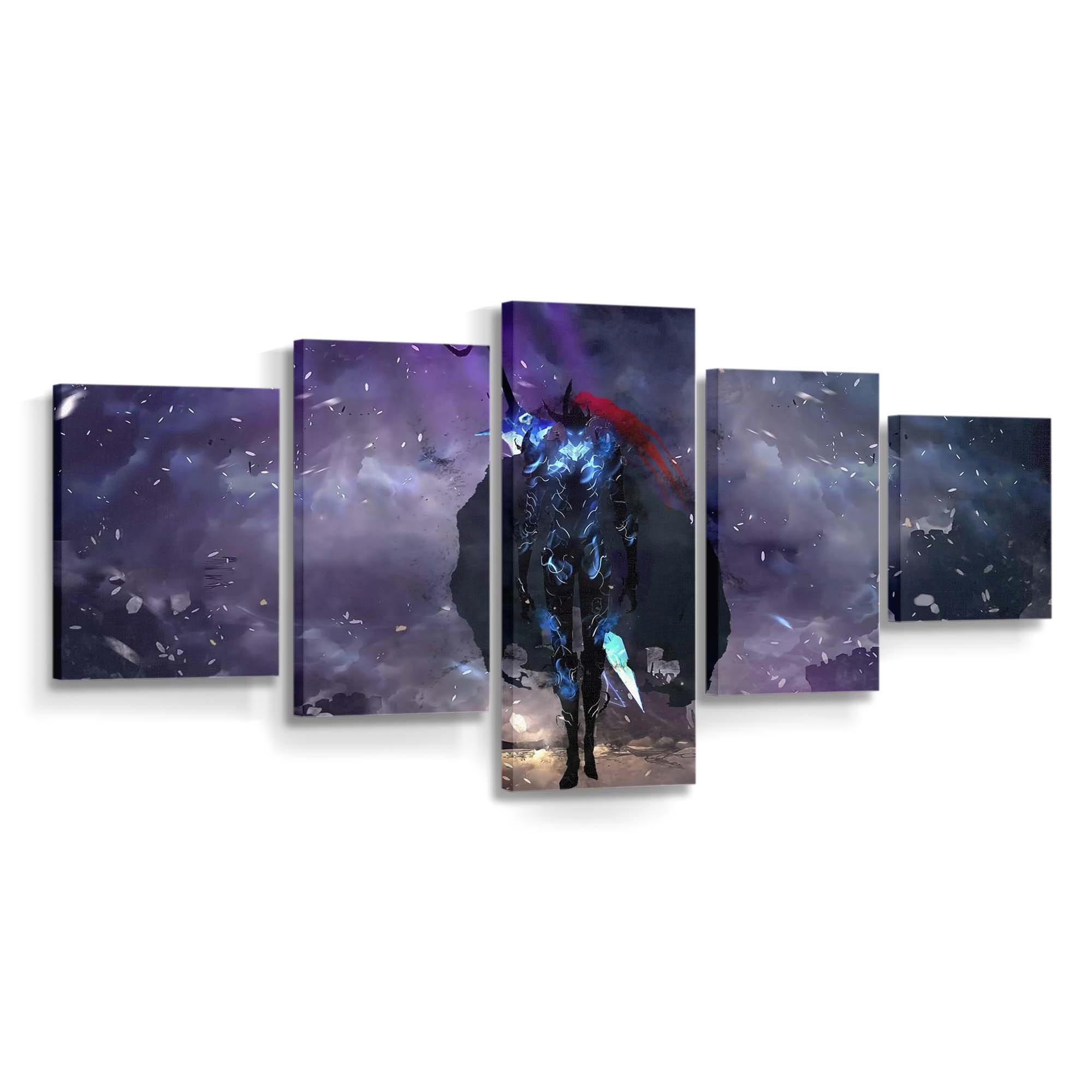 Elite Knight Igris Solo Leveling - Anime Leinwandbild - Wanddeko elite knight igris solo leveling thumb