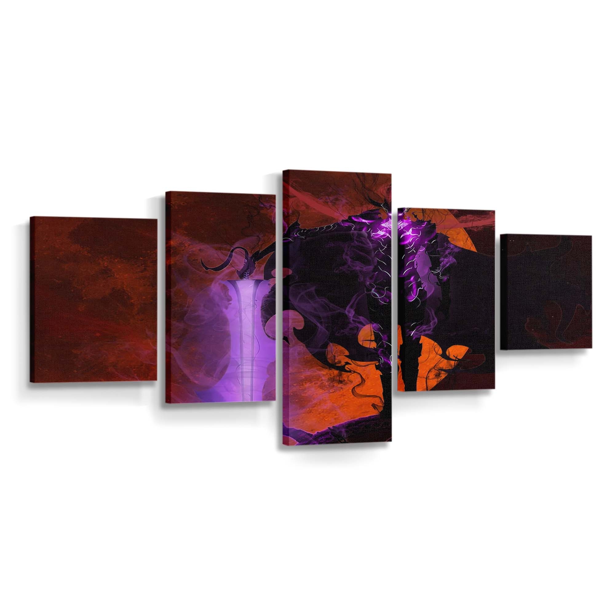 Igris Holding Demon King Longsword Solo - Anime Leinwandbild - Wanddeko igris holding demon king longsword solo