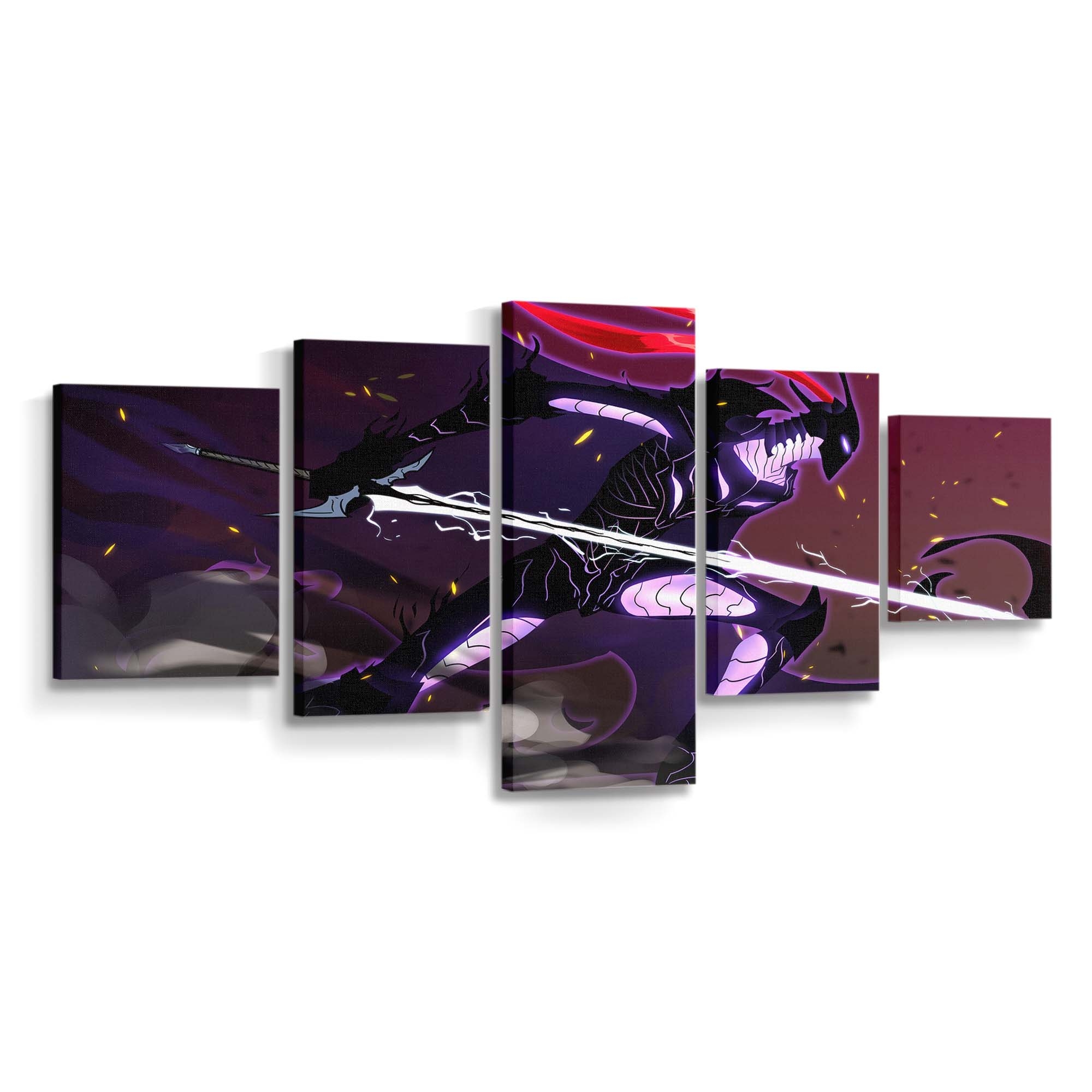 Igris Shadow Solo Leveling Anime 26 - Anime Leinwandbild - Wanddeko igris shadow solo leveling anime 206@5@d