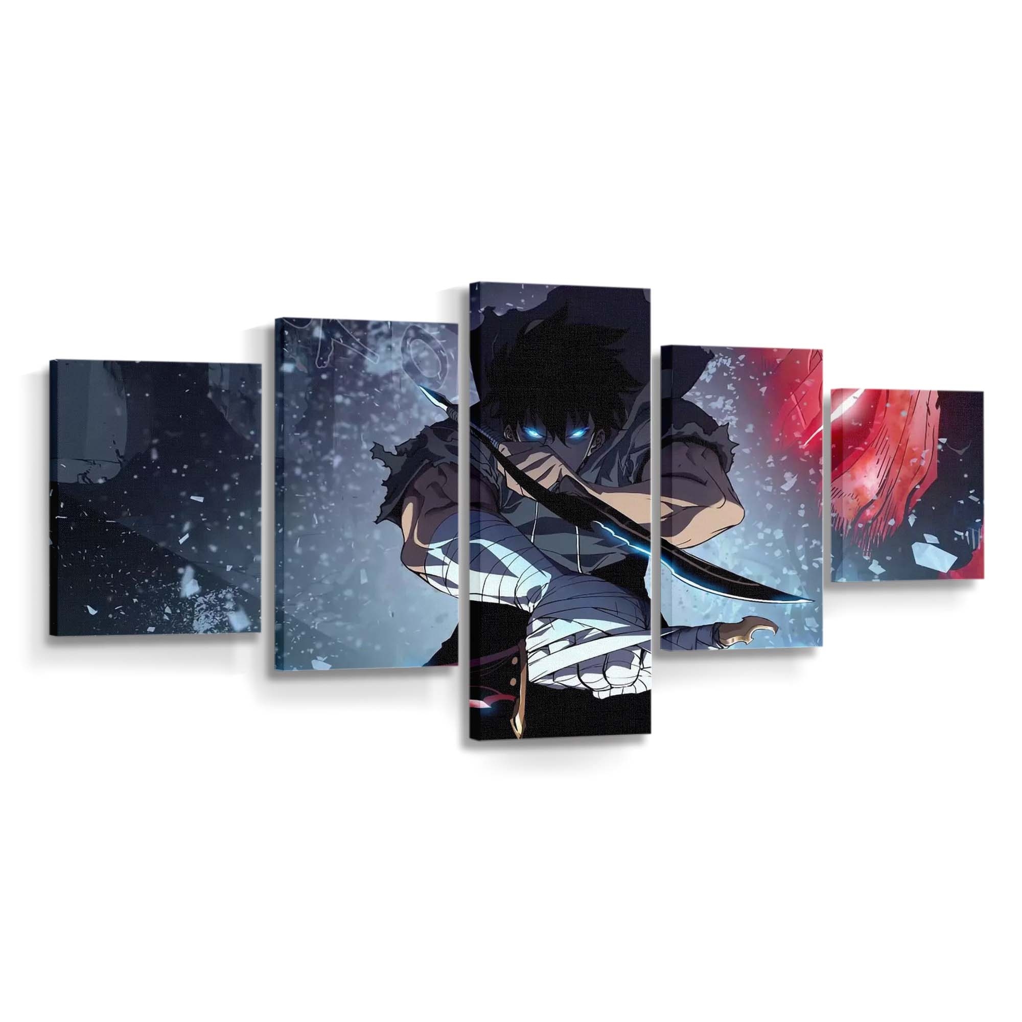 Solo Leveling 1 1 - Anime Leinwandbild - Wanddeko solo leveling 4k wallpaper 0001 1