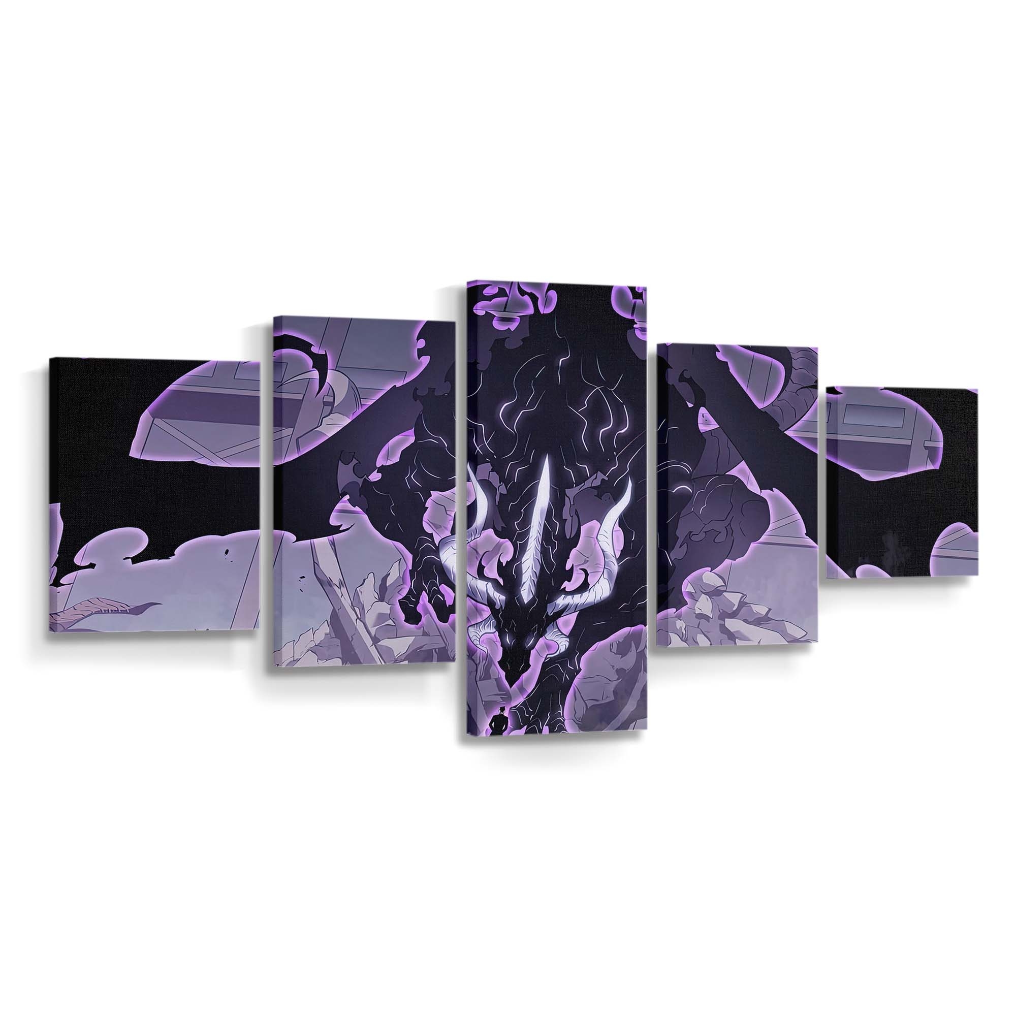 Solo Leveling Kamish Shadow 447 - Anime Leinwandbild - Wanddeko solo leveling kamish shadow 447@0@e