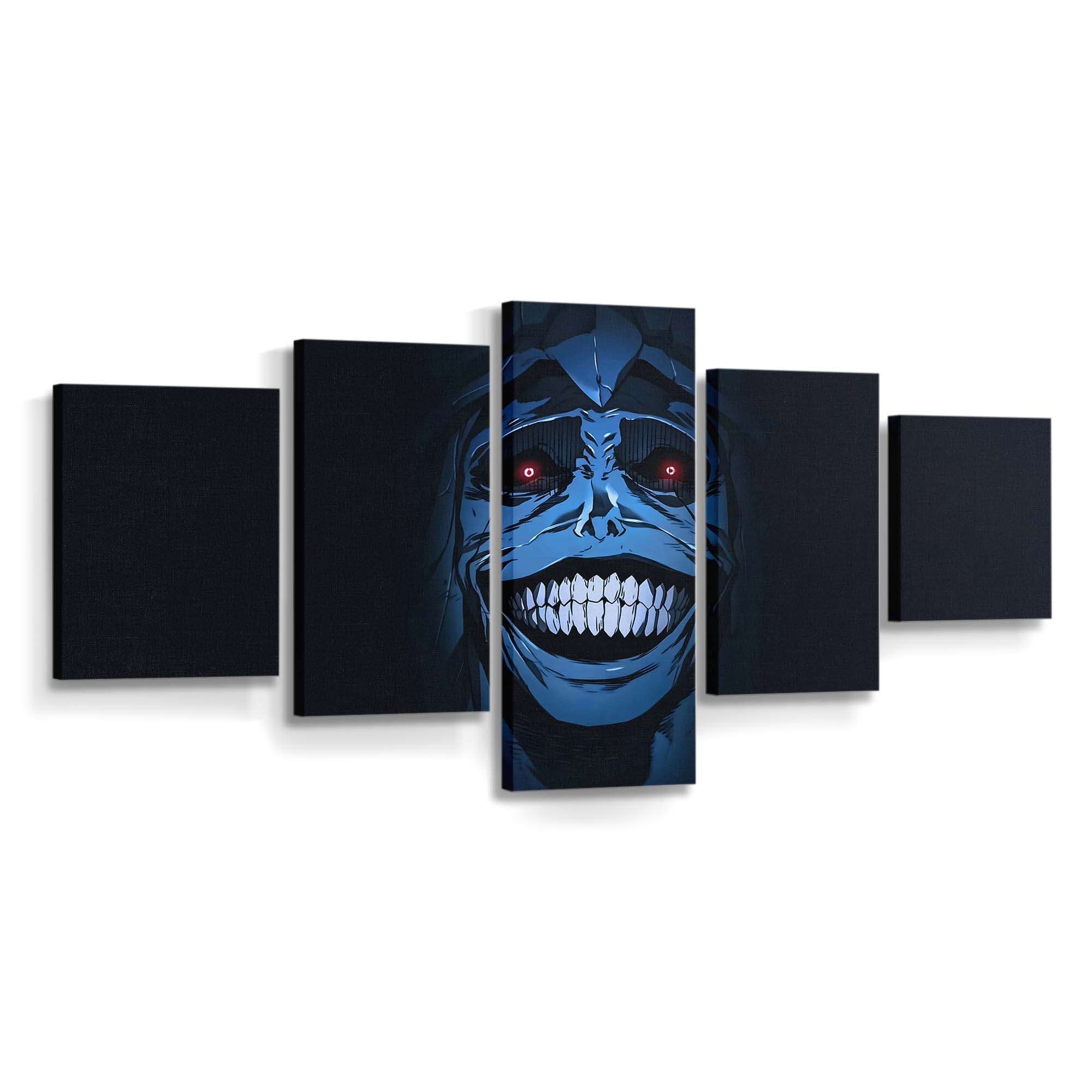 Solo Leveling Statue Of God Grin Smile 15 - Anime Leinwandbild - Wanddeko solo leveling statue of god grin smile 150@5@d