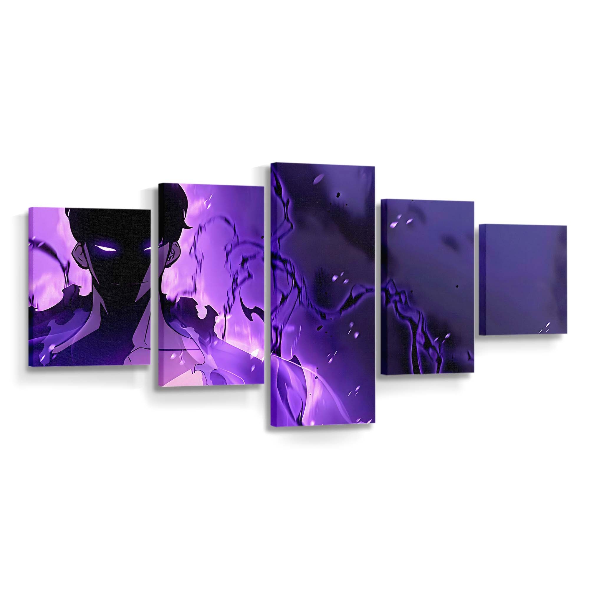 Solo Leveling Sung Jinwoo 46 - Anime Leinwandbild - Wanddeko solo leveling sung jinwoo 460@0@e