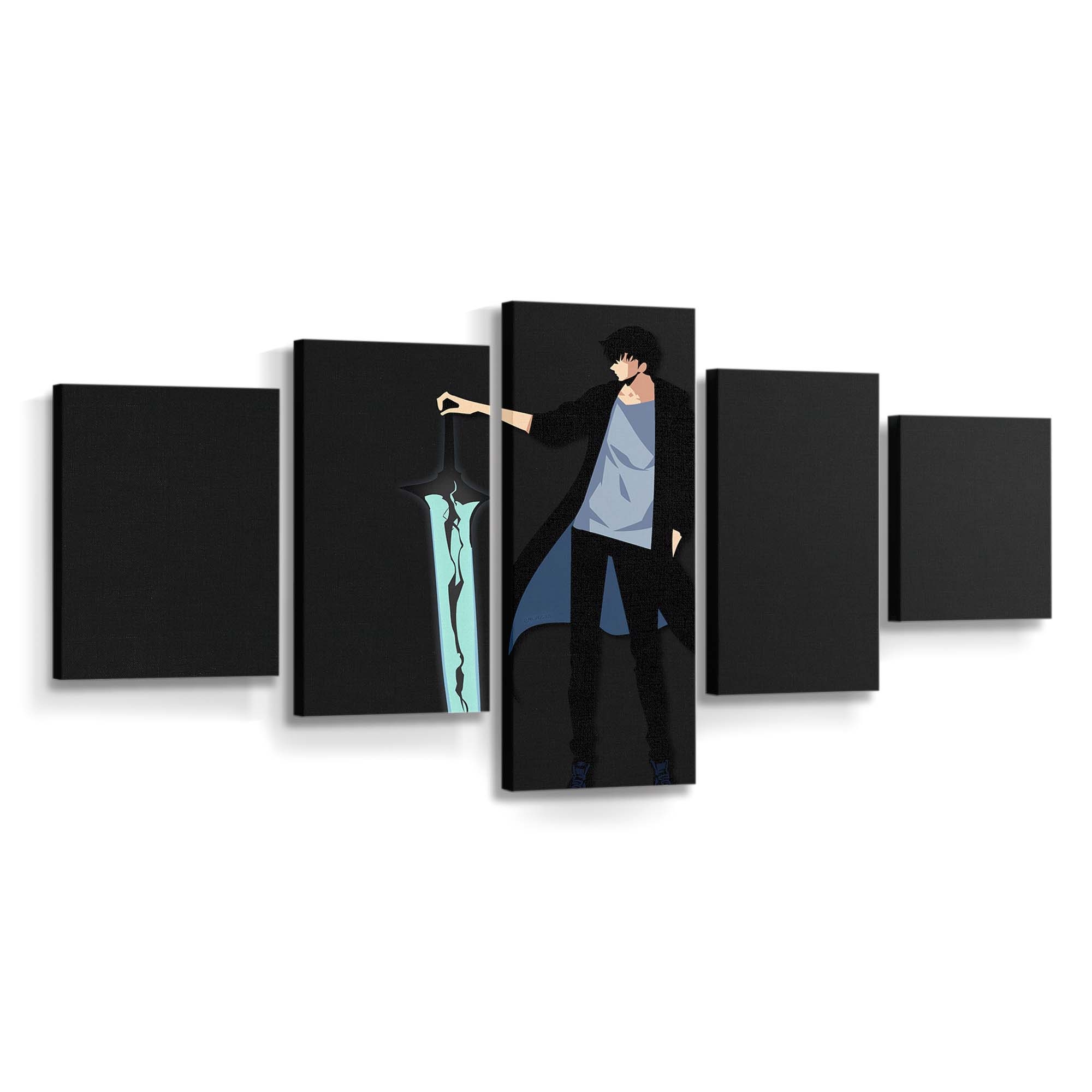 Solo Leveling Sung Jinwoo 529 - Anime Leinwandbild - Wanddeko solo leveling sung jinwoo 529@0@e