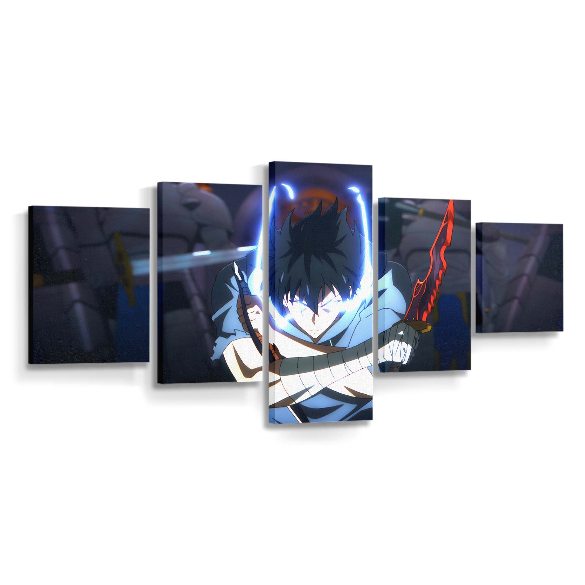Solo Leveling Sung Jinwoo Dagger 239 - Anime Leinwandbild - Wanddeko solo leveling sung jinwoo dagger 239@5@b