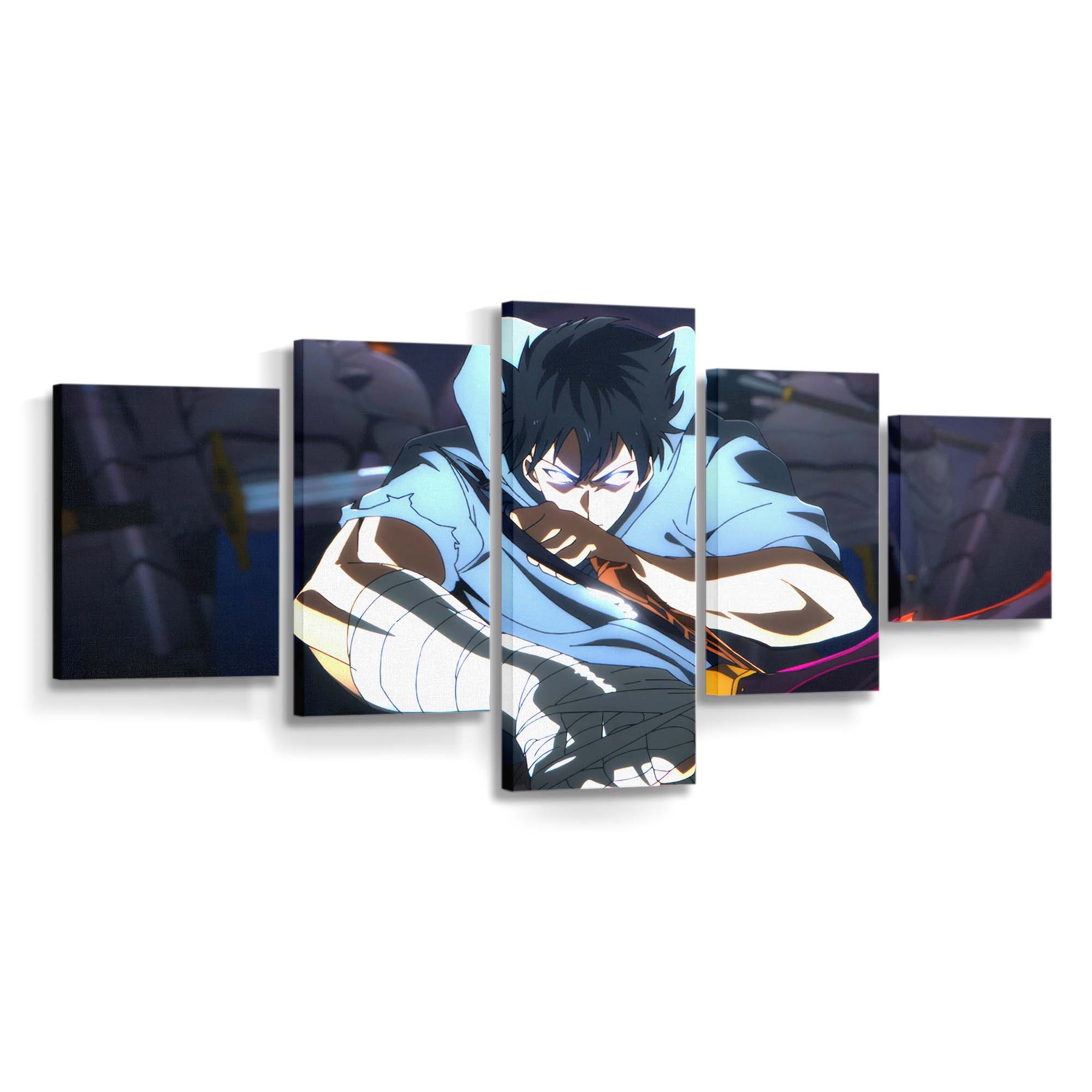 Solo Leveling Sung Jinwoo Dagger 24 - Anime Leinwandbild - Wanddeko solo leveling sung jinwoo dagger 240@5@b