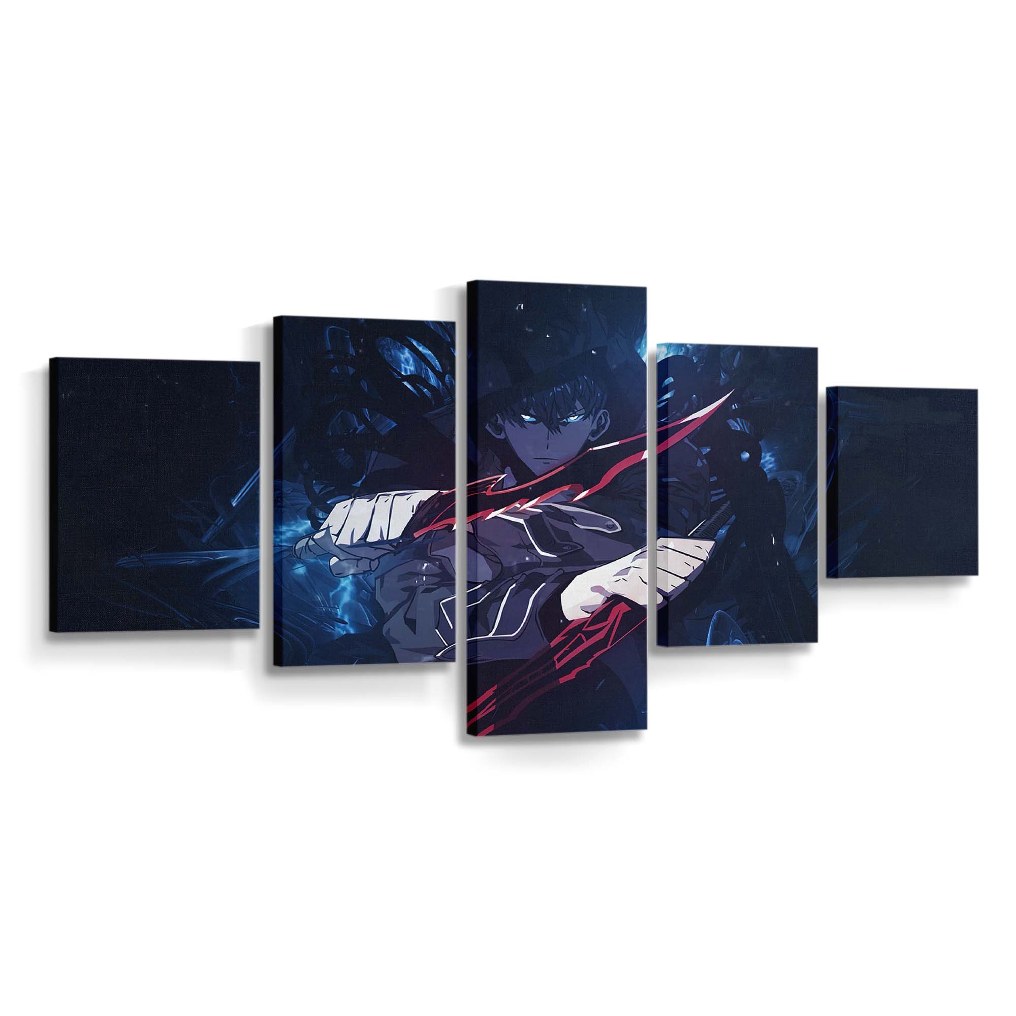 Solo Leveling Sung Jinwoo Dagger 531 - Anime Leinwandbild - Wanddeko solo leveling sung jinwoo dagger 531@0@e