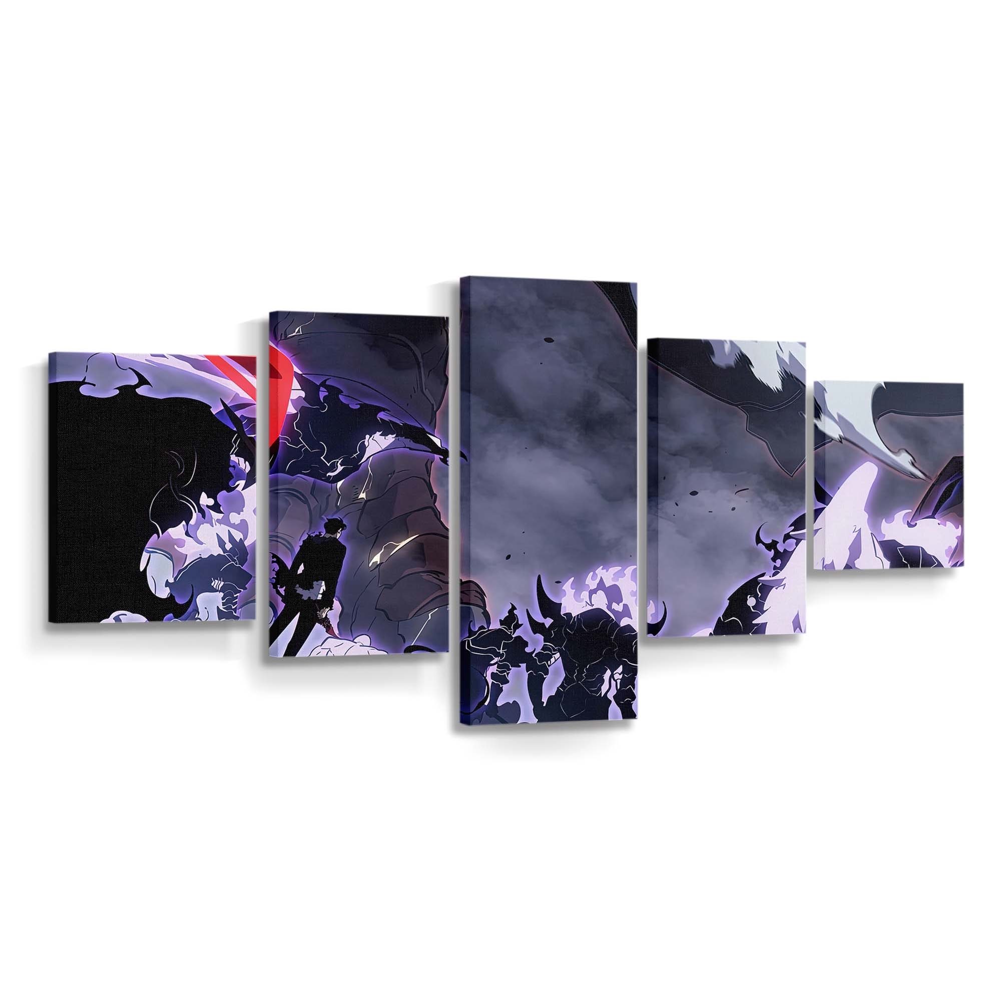 Solo Leveling Sung Jinwoo Shadow 452 - Anime Leinwandbild - Wanddeko solo leveling sung jinwoo shadow 452@0@e