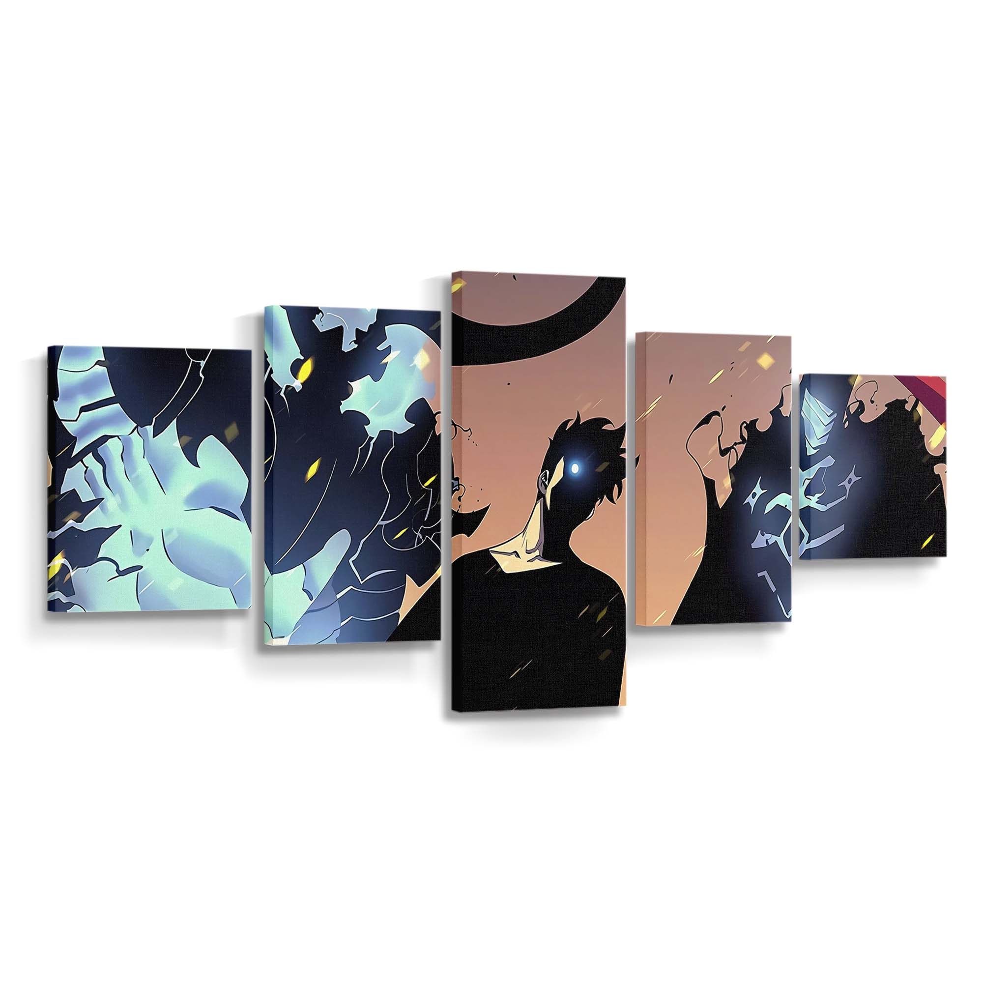 Solo Leveling Battle - Anime Leinwandbild - Wanddeko solo leveling wallpaper 4k battle