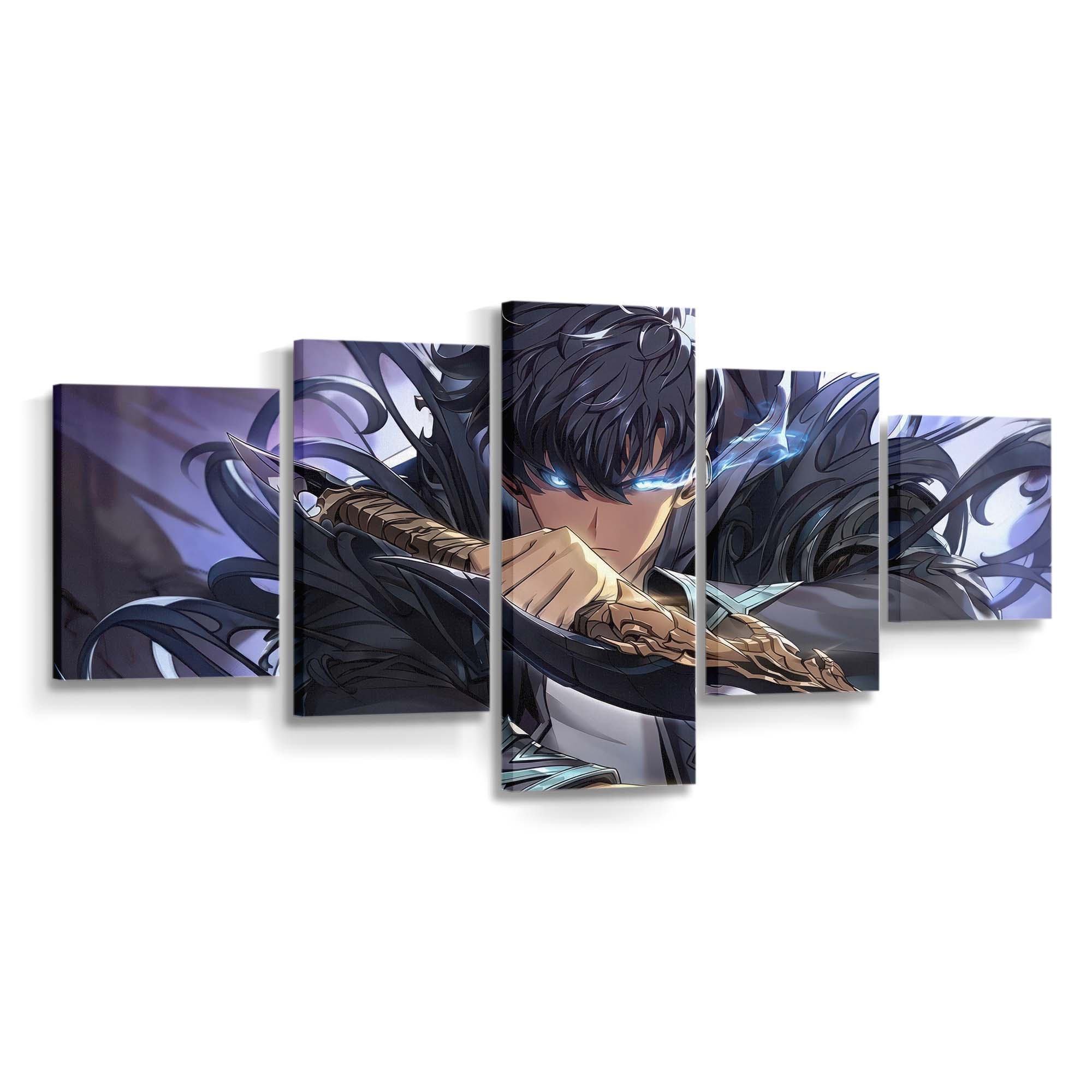 Sung Jinwoo Dagger Solo Leveling Arise 168 - Anime Leinwandbild - Wanddeko sung jinwoo dagger solo leveling arise 168@5@d