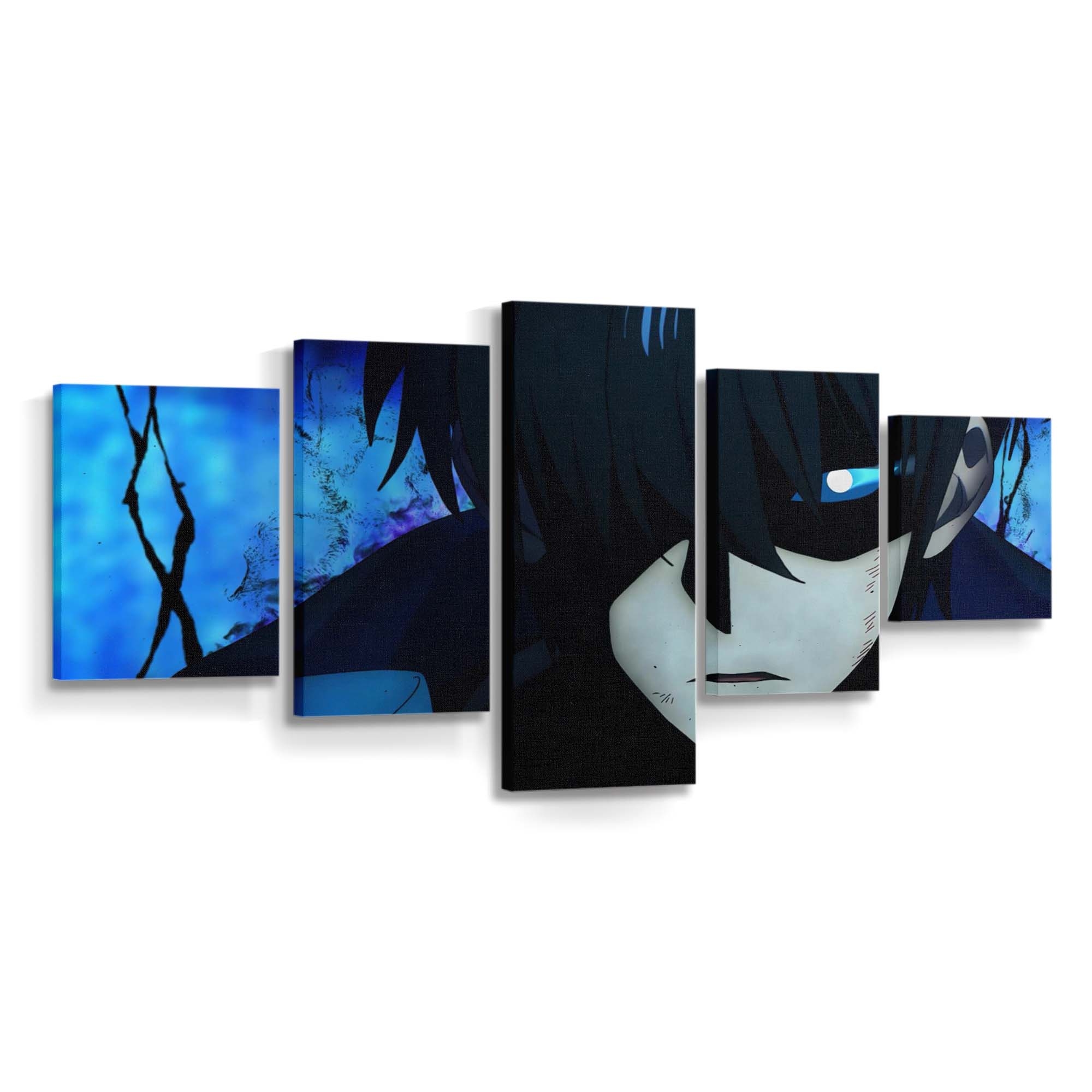 Sung Jinwoo King Darkness Solo Levelling - Anime Leinwandbild - Wanddeko sung jinwoo king darkness solo levelling live wallpaper